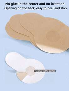 2pcs/20pcs/40pcs Plester Pengangkat Payudara Sekali Pakai, 8cm, Kain Non-Woven, Tidak Terlihat dan Bernapas, Cocok untuk Musim Panas, Anti-Kendur - beraneka warna - View 5
