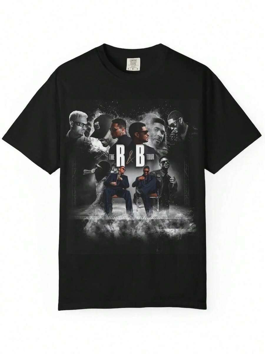 Camisetas masculinas - Preto - Ver 1