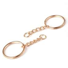 60/30PCS Metal Keychain Suitable For Cartoon Pendants - Gold - View 1