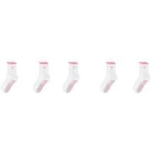 Women's Mid-Calf Yoga Socks With Embroidered Bow - Multicolor - View 8