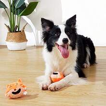 Squeaky Dog Toys With 3-In-1 Plush Cute Chew Toy With 3 Layers Puzzle Pet Toy For Teeth Cleaning Puppy Enrichment For Puppy Small And Medium Breed - 狐球 - 查看 6