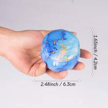 12 buc. cutii metalice pentru lumânări cu model marmorat, 2.5oz, recipiente unice cu capac, din tablă, potrivite pentru lumânări parfumate DIY, expunere aromaterapie, bijuterii, depozitare pe birou, mini plante în ghiveci, decor de petrecere, ideale pentru Halloween și cadouri de sărbători - Model de marmură - Vizualizare 4