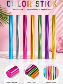 1pc Relay Baton Set, Colorful Lightweight Running Relay Baton, Suitable For Track And Field Training, School Competitions, Sports Events And Team Activities - A - View 2