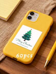20/30/40/60pcs Personalized Christmas Stickers/Personalized Christmas Gift Labels/Santa Claus Gift Stickers/Merry Christmas Stickers/Christmas Labels/Christmas Gift Labels/Santa Claus Stickers/Envelope Seal Stickers/Personalized Christmas Stickers - Multicolor - View 14