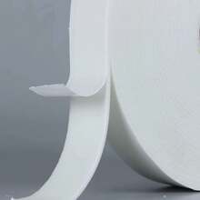Fita Adesiva Dupla face 1.7cm X 3 .8 metros com Espuma Cola E Fixação Intensiva rio master - Branco - Visão 10