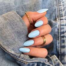 COSMI MILANO One Piece 9ml Effect Nail Polish With Moisturizing And Nourishing Treatment And Professional Salon Gloss Finish. With A Glossy Glass Effect, Natural Transparent Gel, Long-Lasting, Quick-Drying For Elegant And Professional Nail Care, Very Suitable For Use In Spring And Summer. - AZZURRO CIELO - 查看 3