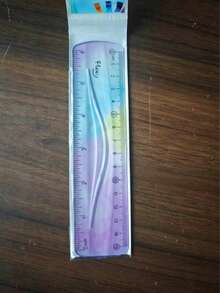 1pc/3pcs Flexible PVC Soft Ruler, 11.81 Inch Bendable And Seamless Folding Design, Inch And Centimeter Scale, Suitable For Students And Office Use - Assorted Colors, Back To School - Multicolor - View 10