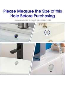 5pcs/Set Sink Overflow Drain Cover Set With Decorative Knob, Elegant Sink Drain Plug - Leak-Proof, Easy To Install Overflow Plug Accessories, Suitable For Bathroom And Kitchen Sinks, Modern Sink Fashion Design, Kitchen Sink Accessories - Multicolor - View 8