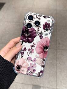 Ốp lưng điện thoại chống sốc có khe cắm thẻ hoa thanh lịch tương thích với Apple 17 Pro Max 13 Pro 17/16/14 Pro Max phong cách mới giá trị cao 13 Bestie 15 ốp bảo vệ điện thoại 12/12 Pro Niche 11 Fresh 15 Pro Max phong cách đựng thẻ 16 - Trong sáng - Xem 4
