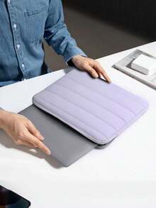 極簡毛絨筆電包，相容 MacBook 13/14 吋筆電內層袋 - 查看 7