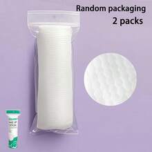 300/200/150/100/50 miếng bông tẩy trang tròn tái sử dụng, bông cotton không gây dị ứng để tẩy trang và chăm sóc da, bông cotton cao cấp, miếng bông hai mặt, miếng tẩy trang dày 3 lớp, ít gây kích ứng, phù hợp cho mọi loại da - Nhiều màu - Xem 13
