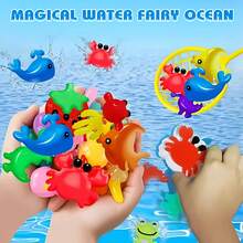 Magic Water Spirit Powder & Random Non-Repeating Color Gel Refill, Narcissus Watercolor Gel Set, Creative Craft Gift From Parents & Grandparents - Suitable For Party Favors & Bath Time - Multicolor - View 7