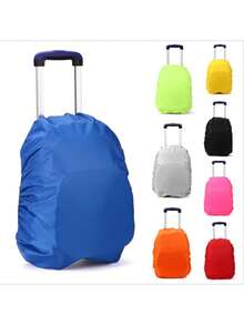 1 Hiking Backpack Dust Cover / Rain Cover Waterproof Cover Luggage Protector Waterproof, Stretchable, Adjustable Dust Cover (Fits 30L - 40L Backpack) - Multicolor - View 3