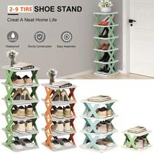 Shoe Racks - 2단 오렌지 - 보기 8