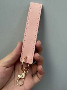 Customized Letter PU Leather Keychain, Personalized Wristlet Keychain, Wedding Party Favors, Car Keychain, Unisex Leather Keychain, Graduation Gift 2026, Gift Ideas - Multicolor - View 19