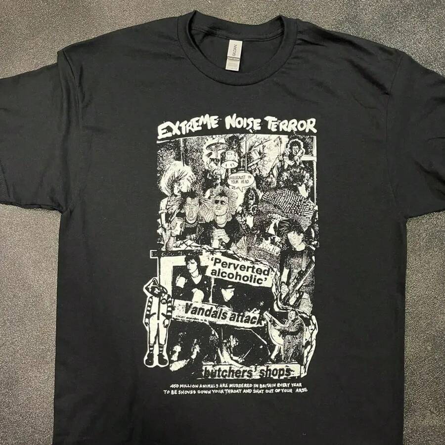 Camiseta de Extreme Noise Terror - Negro - Ver 1