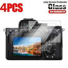 4pcs Screen Protector For A7M5/A7V/A7M4 Cameras, 9H Hardness Tempered Glass, Silky Touch, High Definition Transparent, Easy Installation, Anti-Fingerprint Anti-Oil Stain, Suitable For Camera Screen Protection, 9H Tempered Glass Protection Set, Packed In Reusable Storage Box, Anti-Scratch, Bubble-Free, Easy Installation. - View 2
