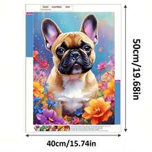 1套手工5D DIY鑽石畫套裝,適用於居家臥室玄關書房浴室裝飾畫布牆面藝術,節日禮物 - 查看 5