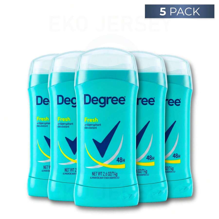 Degree Women Fresh 48H Odor Protection Deodorant Stick 2.6oz / 74g Pack Of 5 - 多樣化香型 - 查看 1