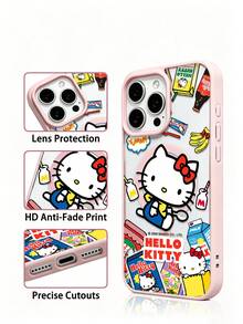Miniso 1件裝 Sanrio 磁吸充電手機殼 夏季時尚款 節日禮物盒裝 適用 iPhone 17 17Air 17Pro 17ProMax 11 12 13 14 15 16Pro 16ProMax 14Plus 15Plus 16Plus 15ProMax 16Pro 16ProMax XR - 粉紅色1 - 查看 3