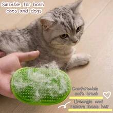 Pet Bathing Gloves, Universal For Cats And Dogs, Scratch-Resistant, Deep Cleaning, Effectively Removes Hair, Massages Pets, Delicate Foam, Dry And Wet Use, Also Suitable For Kitchen/Car Washing, Daily Home Cleaning, Two Colors Available, - Multicolor - View 7