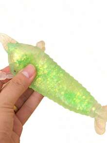 1pcs Malt Candy Lobster Shaped Squishy Toy, Slow Rebound Soft Handheld Squeeze Gadget, Desktop Decoration Design For Home Office, Comfortable Tactile Experience, High Elastic Durable Material, Ideal For Festival Gifting - Multicolor - View 4