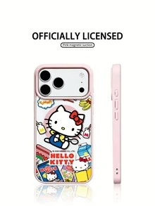 Miniso 1件裝 Sanrio 磁吸充電手機殼 夏季時尚款 節日禮物盒裝 適用 iPhone 17 17Air 17Pro 17ProMax 11 12 13 14 15 16Pro 16ProMax 14Plus 15Plus 16Plus 15ProMax 16Pro 16ProMax XR - 粉紅色1 - 查看 7