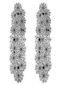 Lace Halloween Table Runner, Spider Web Pattern, Suitable For Fireplace Mantel, Kitchen, Party And Patio - Multiple Styles - View 11