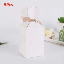 5/15/20pcs Cajas de embalaje de papel kraft, cajas de regalo de cartón, adecuadas para el Día de San Valentín, el Día de la Madre, fiestas, decoración de bodas, suministros para pequeños negocios, cajas de embalaje, decoración de bodas - caja de regalo - Ver 12