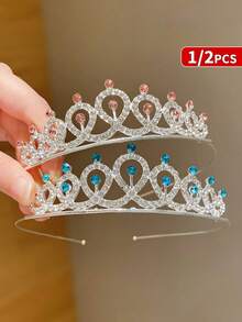 1/2pcs Cute Crown Party Runway Gift Suitable For Women - Multicolor - View 2