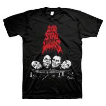 T-shirt unisexe 200 coups de couteau têtes tranchées - Noir - Voir 1