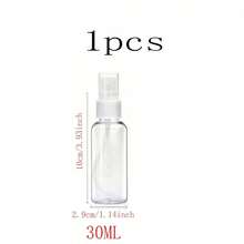 4pcs 30ml Refillable Spray Bottles, Portable Reusable Fine Mist Sprayer Bottles, Travel Size Cosmetic Sample Spray Containers - Clear - View 24