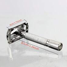 Men'S Double-Sided Stainless Steel Manual Razor With A Strong Non-Slip Handle And Quick Blade Replacement - Multicolor - View 5