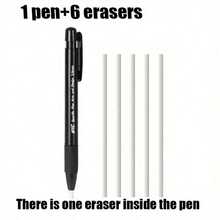 The 3.8MM Pencil Eraser Set Comes With 6 Expandable And Highly Flexible Eraser Cores, Sending Off Students During The Back To School Season Suitable For Sketching To Enhance Highlights, Drawing To Capture Details, And Fine Writing Tools - Multicolor - View 10