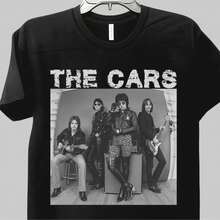 The Cars 80s Retro T-Shirt Classic New Wave Synth-Pop Graphic Tee - 後退 - 查看 1