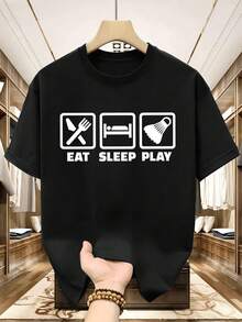 Men T-Shirts - Black - View 1