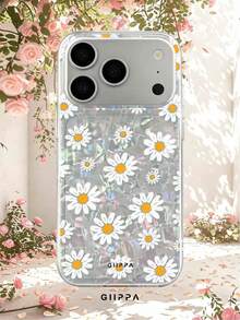 GIIPPA 1個貝殼圖案底部與碎花設計手機殼，Phone 17 Pro Max 手機殼，相容於 Phone 16 Pro Max、15 Pro Max、14 Pro Max，韓系高端時尚趣味手機殼，相容於 11/12/13/14/15/16 Pro Max Plus，優雅設計適合男女，聖誕節、情人節、復活節、婚禮季和生日送女友的完美禮物！ - 彩色 - 查看 9