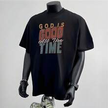 Men T-Shirts - 黑色 - 查看 2