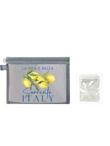 "Lemon Sorrento Italy" Pattern Multifunctional Mesh Cosmetic Bag, Travel Makeup Bag, Summer Bag, Women's Handbag, Office Makeup Bag, Women's Bag, Wallet, Lightweight Breathable Zipper Organizer Bag For Pencils, Coins, Small Storage, Credit Cards, Chargers, Passports, Lipsticks, Travel Accessories, Pencil Case, Wallet, Fashionable Women's Summer Holiday Gift, Friend, Colleague, Birthday, Graduation Season Gift - Multicolor - View 17