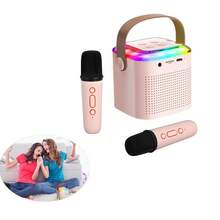 Microfono Karaoke,bocina Con Microfono,karaoke Para Niños - Rosa - Ver 3