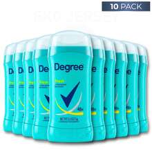 Degree Women Fresh 48H Odor Protection Deodorant Stick 2.6oz / 74g Pack Of 10 - Multi Scents - View 10