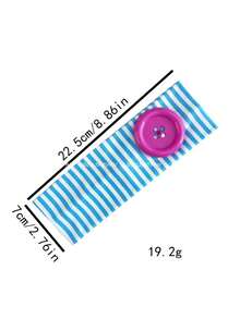 1pc New Dopamine Colored Striped Hairband - And Fashionable Headscarf Accessory For Women - Multicolor - View 4