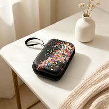 1pc Sweet Style Printed Portable Storage Bag Hard Shell Pressure-Resistant Earphone Data Cable Organizer Pouch - View 17