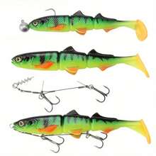 Avlcoaky 1個 16cm/25g 軟塑膠槳尾游餌 釣魚路亞假餌 - 彩色 - 查看 6