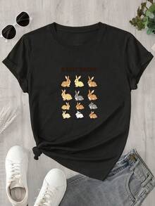 Halloween Graphic T-Shirt - Black - View 1