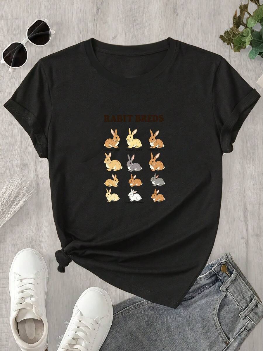 Halloween Graphic T-Shirt - Black - View 1