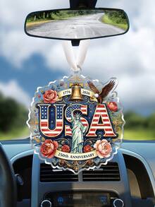 250th Anniversary Independence Day Hanging Decoration, 1776-2026 USA 250th Anniversary Commemorative Decoration, Patriotic Gift, Holiday Party Home Decor, July 4th Independence Day Hanging Ornament - Multicolor - View 10