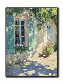 1/4 pezzi Set di pittura numerica fai-da-te per principianti adulti, paesaggio estivo, pittura a olio & pittura acrilica numerica, senza cornice (40*50cm/16*20 pollici) - A - Visualizzare 14