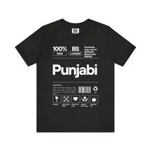 Punjabi Ingredients Shirt | Funny Unisex T-Shirt With  Design | 100% Cotton Graphic Tee | Unique Gift For Punjabi Friends. 100% Cotton. - 秋季(29.09 新元 - 50.92 新元) - 查看 1