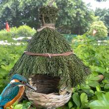 1pc Woven Bird Nest, Handmade Woven Bird Nest, Garden Decoration - View 1